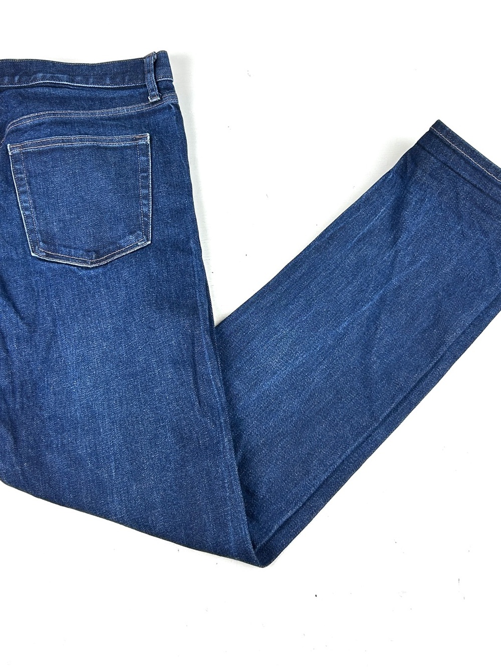 Uniqlo Kaihara Selvedge Jeans Slim Straight Blue Men's Sz 36 X 34